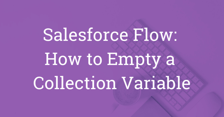 How to Empty a Collection Variable Blog NH