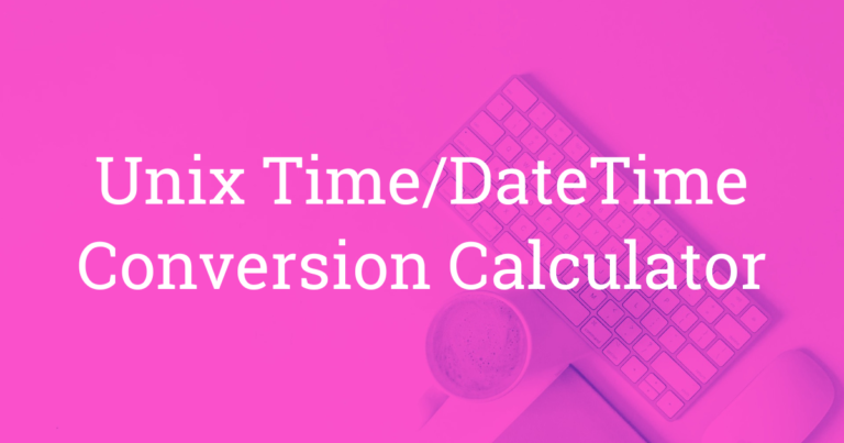 Unix Time Calculator Blog Post NH